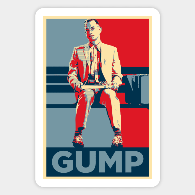 Gump Magnet by TEEVEETEES